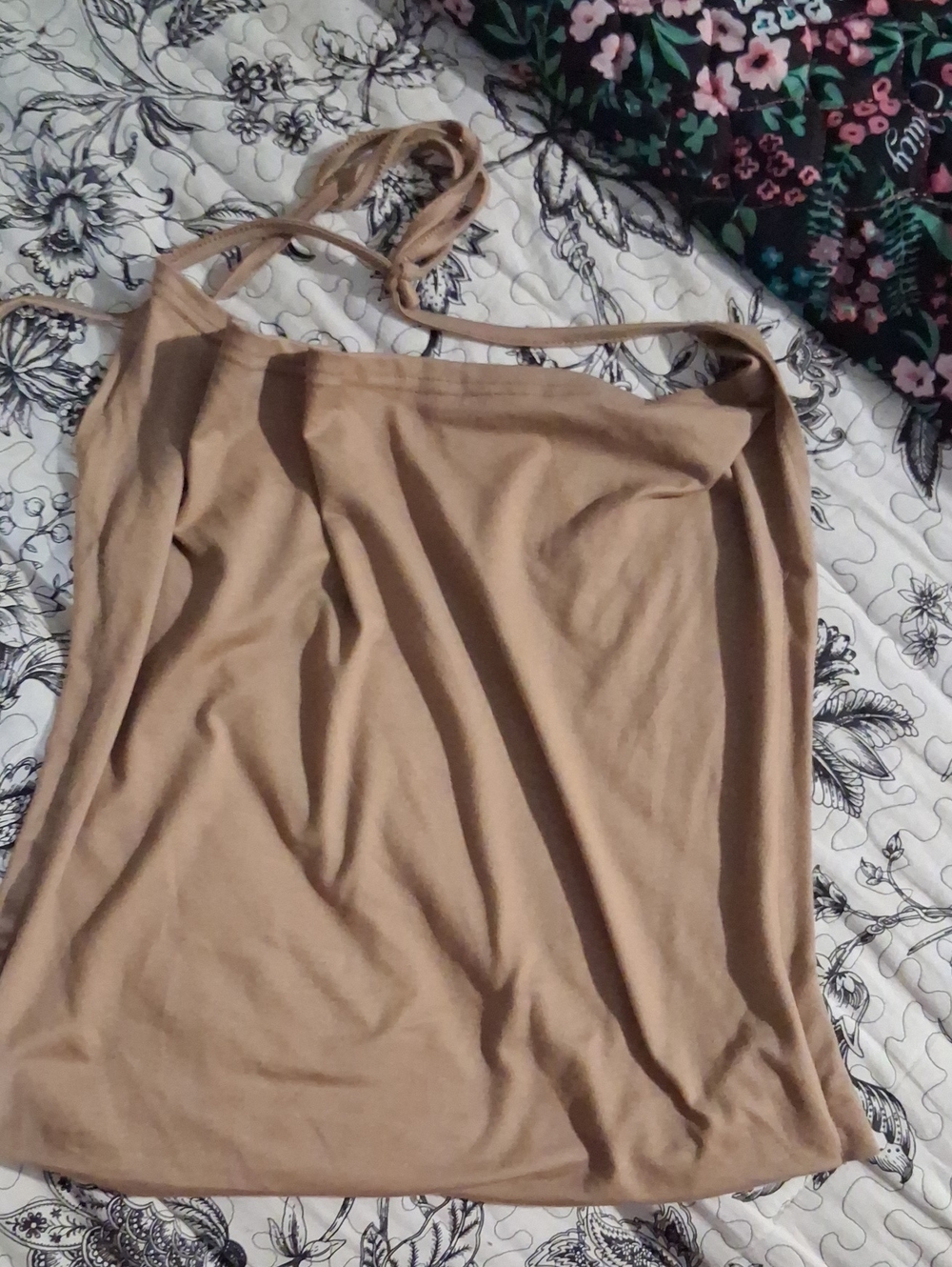 SHEIN Neutral Beige Spaghetti Strap Cami